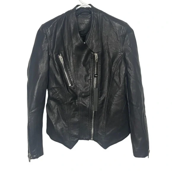 Blank NYC Power Trip Moto Vegan Leather Jacket XS - Picture 11 of 11